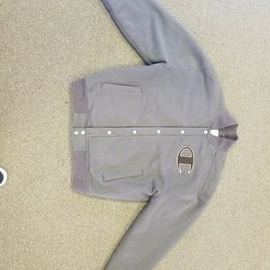 Champion Big logo letterman Vintage Jacket Size L